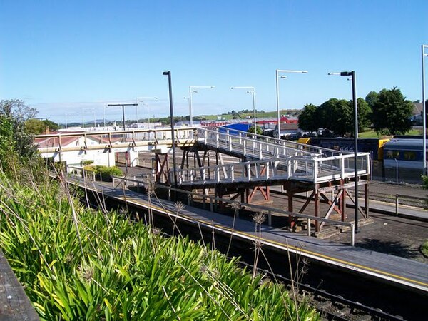 Looking south from Station Road.