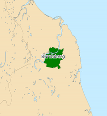 2008 Electoral map QLD - Bundaberg 2008.png