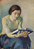 読書する女性　(1938)