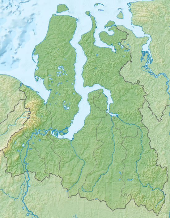 Заполярне – Уренгой. Карта розташування: Ямало-Ненецький автономний округ