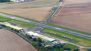 <span class="mw-page-title-main">Retford Gamston Airport</span> Airport in Retford, Nottinghamshire