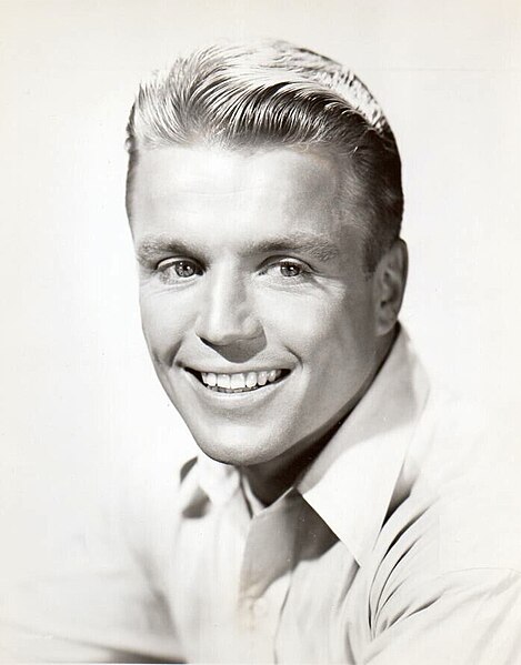 Jaeckel in a 1953 publicity photo for Come Back, Little Sheba