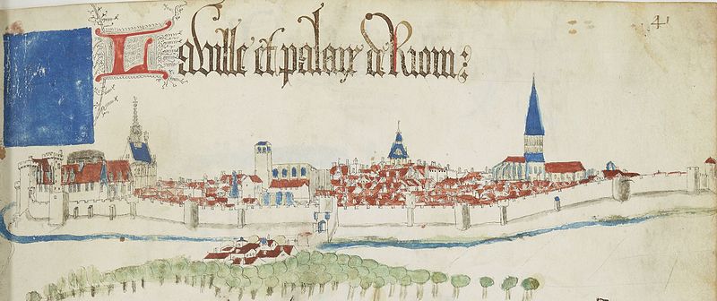 Riom vers 1450 dans l'Armorial de Revel.