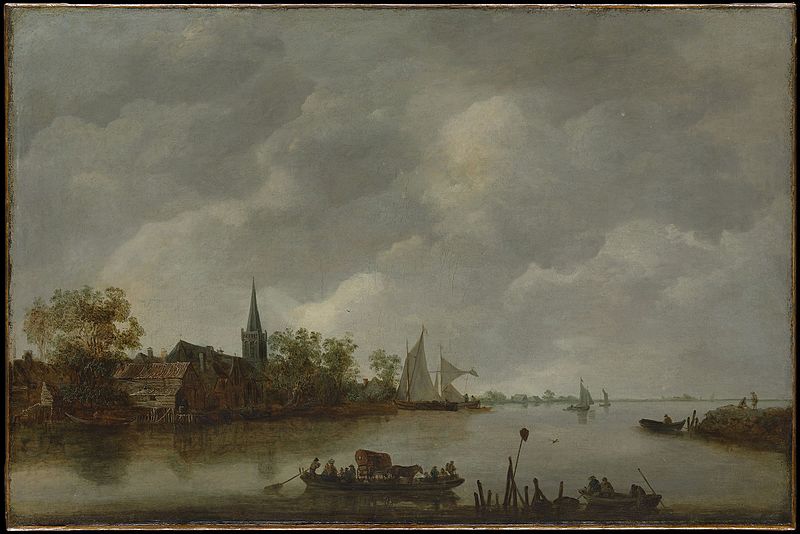 File:River View with a Village Church MET DP143185.jpg