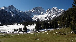 Rontalboden, Talabschluss des Rontals