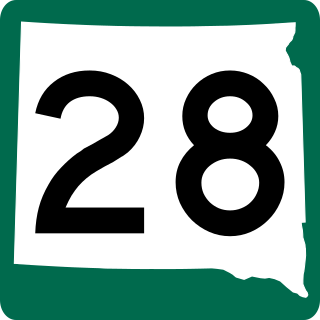 <span class="mw-page-title-main">South Dakota Highway 28</span> State highway in South Dakota, United States