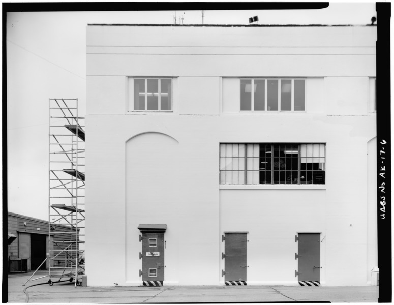 File:SOUTHWEST CORNER, SHOWING SOUTH FACE. - U. S. Coast Guard Headquarters Building, Ketchikan, Ketchikan Gateway Borough, AK HABS AK,10-KETCH,1-6.tif