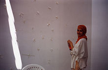 Safaa Erruas, Dakar Biennale Tahun 2002. Foto oleh Iolanda Pensa.