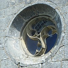 Détail fenêtre, chapelle Saint-Fiacre.