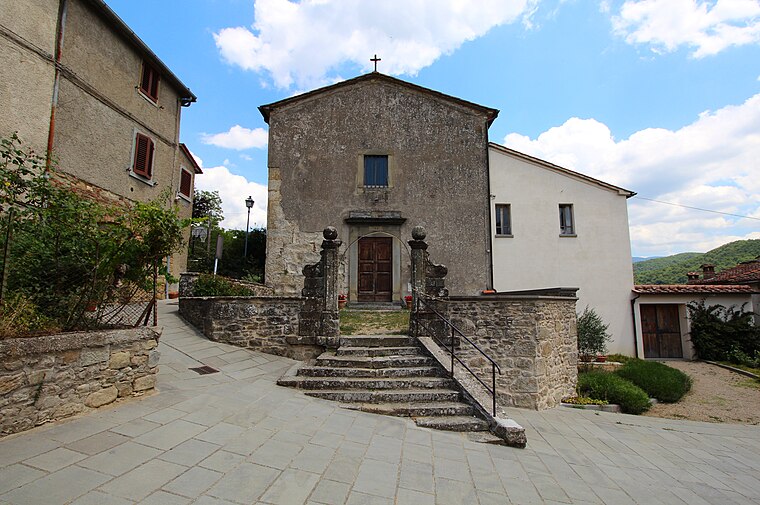 Santuario di Santa Maria del Bagno Map Church Castel Focognano