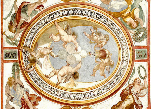 A fresco at Scala Sancta