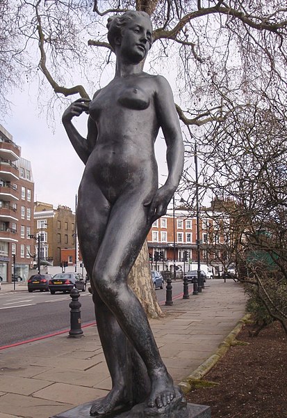 Bronze sculpture, 1929, Chelsea Embankment Gardens