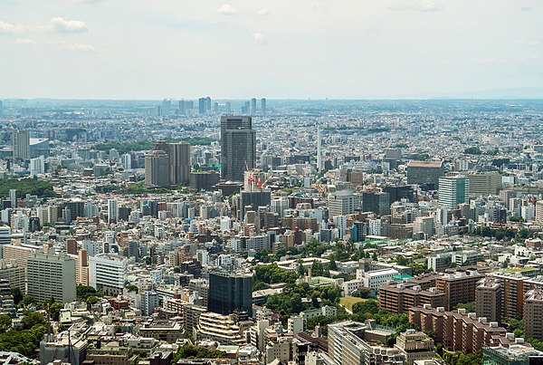 View overlooking Ebisu from the Roppongi Hills