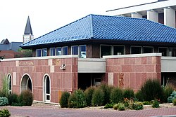 The Sie Cheou-Kang Center for International Security and Diplomacy, part of the Josef Korbel School Sie Center Josef Korbel School 2012.jpg