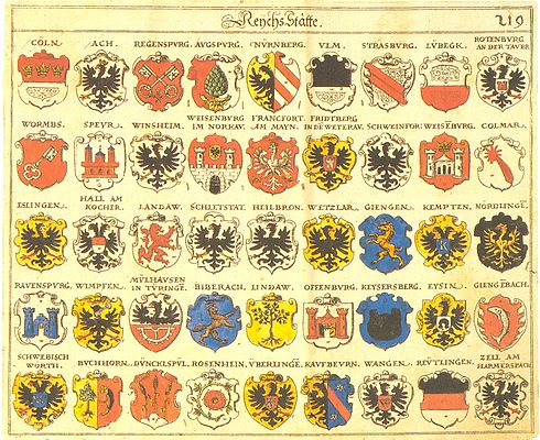 Wappen von Reichsstädten 1 (von 1605)