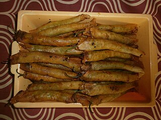 <span class="mw-page-title-main">Dinamita</span> Variant of lumpia