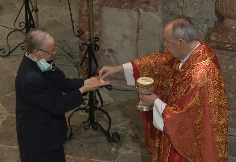 File:Solenidade de Pentecostes 2020, Comunhão.png