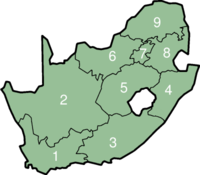 פרובינציות דרום אפריקה