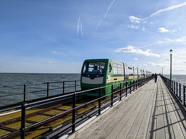 Image: Southend Pier with train