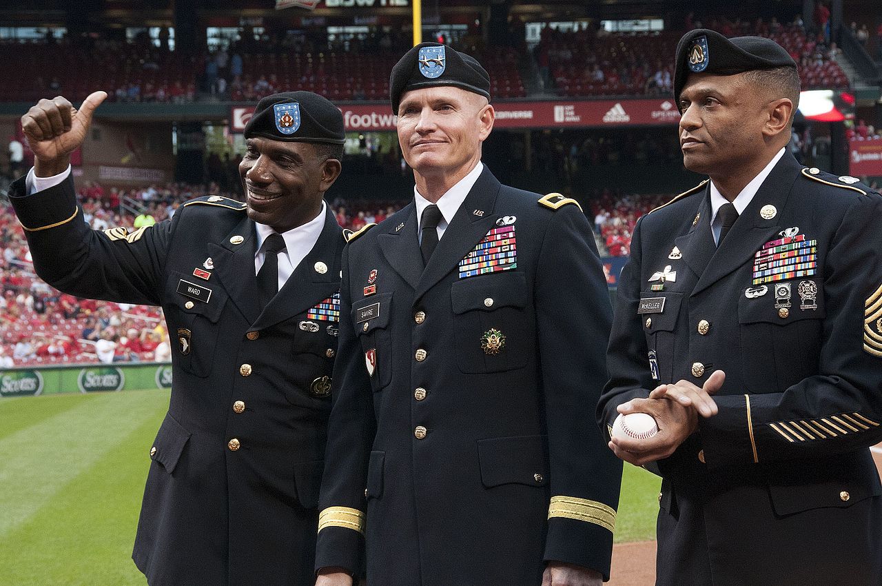 File:St. Louis Cardinals annual Military Appreciation Day pre-game event www.bagssaleusa.com/product-category/classic-bags/ ...