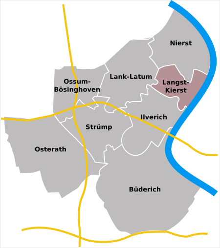 Stadtbezirk Meerbusch Langst Kierst