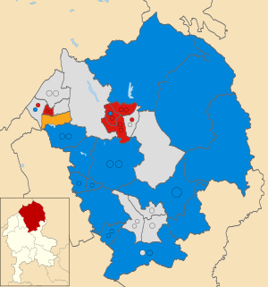 Staffordshire Moorlands UK ward map 2019.svg