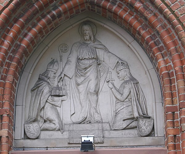 Conversion of Pomerania, depicted in Stolpe's Wartislaw Memorial Church