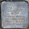 Stolperstein, Prenzlauer Berg, Straßburger Strasse, 33-36.Rosa Prager, 5306.jpg