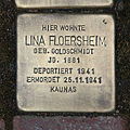 image=File:Stolperstein_Fichtestraße_7_Lina_Floersheim.jpg