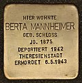 Stolperstein für Berta Mannheimer (Miltenberg).jpg