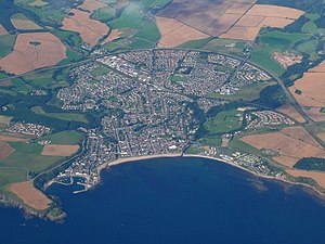 Stonehaven from the air
