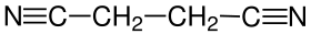 Structural formula of succinonitrile