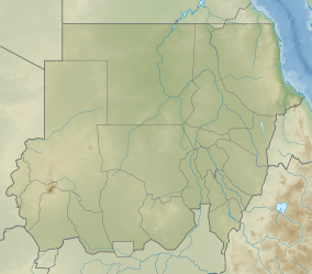 Расположение в Судане