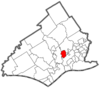 The Borough of Swarthmore is located in Delaware County (Pennsylvania)