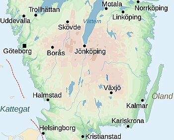 O Planalto do Sul da Suécia