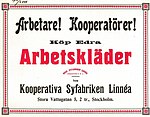 Annons för Syfabriken Linnéa.
