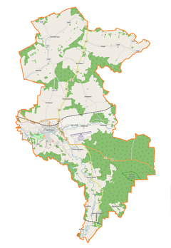 Mapa lokalizacyjna gminy Szprotawa