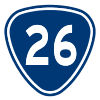 台26線標誌