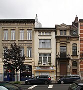 Taminesstraat 2 (links), 4-6 (midden) en 8 (rechts) - Sint-Gillis (1899).