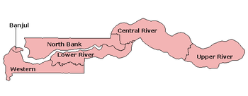 Divisions of The Gambia
