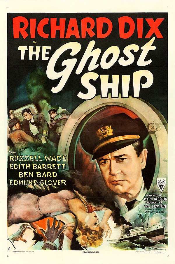 Dix was deep into B films by 1943; the budget for The Ghost Ship was a mere $150,000.