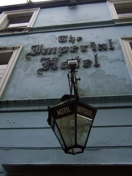 Imperial Hotel alas is derelict