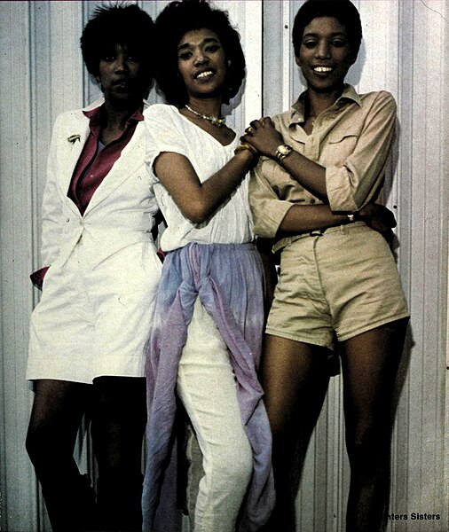 The Pointer Sisters on the cover of Cash Box, January 27, 1979