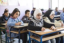 Syrian refugee students, Lebanon, 2016 The Right to Education - Refugees.jpg