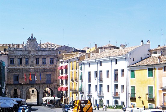 The baroque Town Hall of Cuenca, Castilla La Mancha, Spain