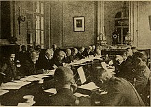 Paris Peace Conference of 1919 The people's war book; history, cyclopaedia and chronology of the great world war (1919) (14781778322).jpg
