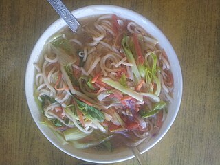 <span class="mw-page-title-main">Thukpa bhatuk</span> Tibetan cuisine noodle soup