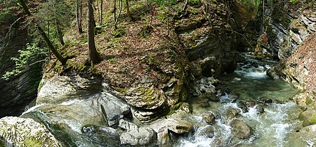 Thur above waterfalls