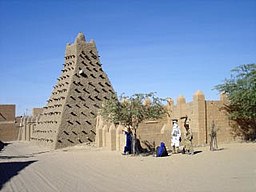 Sankoremoskén i Timbuktu, en del av Universitetet i Sankore