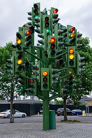 Trafik Işığı Ağacı, Poplar.jpg